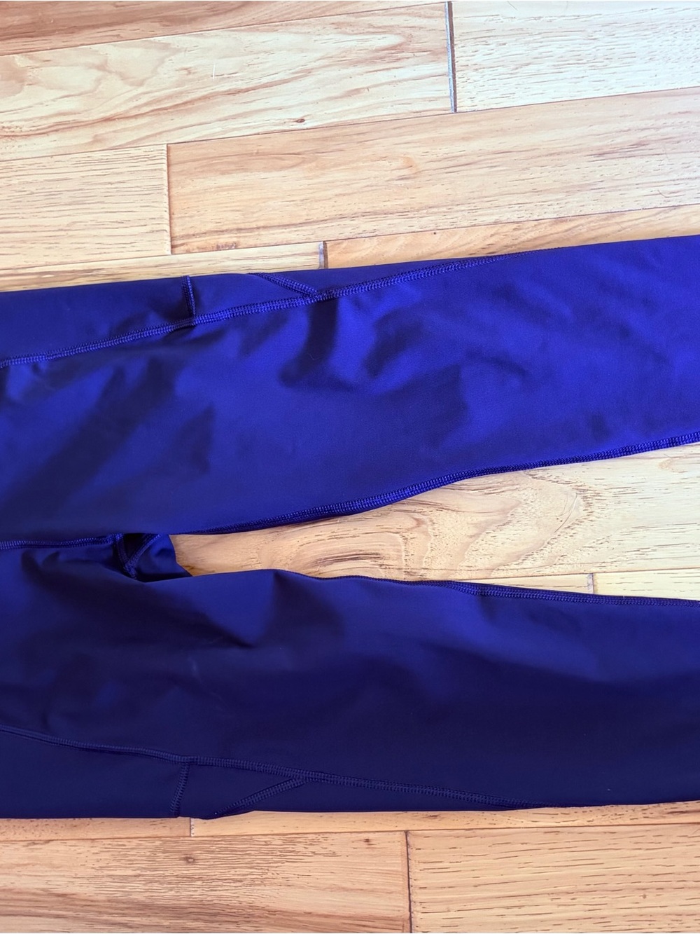 Navy scrub- like leggings, women
